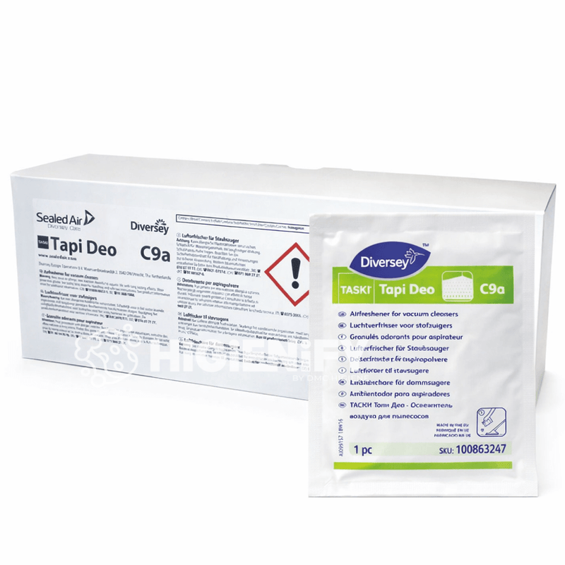 Caixa com 40 saquetas de Ambientador Profissional Granulado para Sacos de Aspirador TAPI DEO