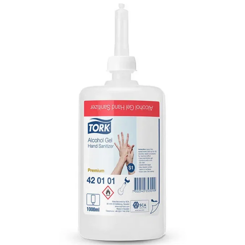 Gel de Mãos Desinfetante Hidroalcoolico TORK | 1L (6un)