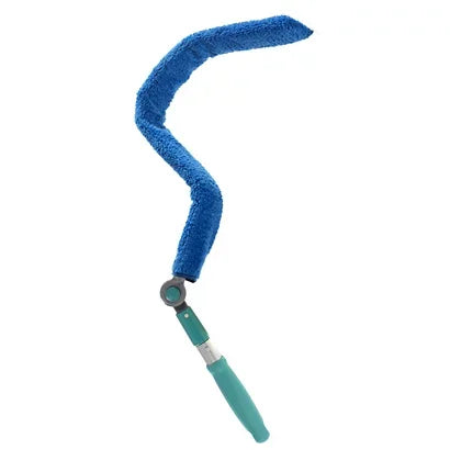 Suporte de Espanador Articulado Profissional disposto de forma flexivel com uma mopa microfibra