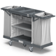 Carrinho Serviço Housekeeping TTS Magic Hotel 890B, ideal para o serviço de 8-10 quartos, com design robusto e funcional.