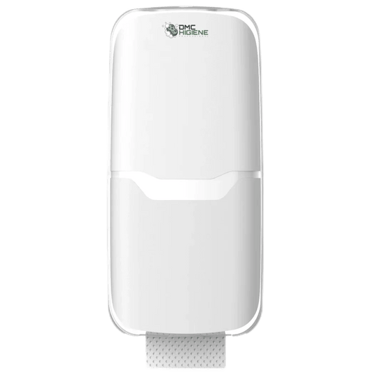 Dispensador Papel Higiénico Folha-a-Folha Zig-Zag Branco Casa de Banho WC Empresas