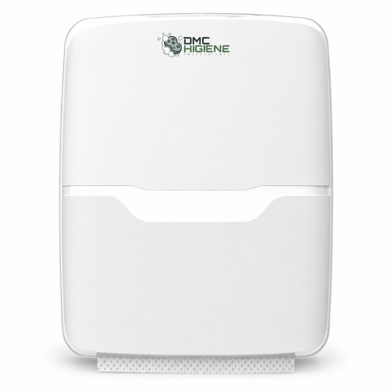 Dispensador de Toalhas de Mão Zig-Zag em design minimalista, ideal para casas de banho modernas.