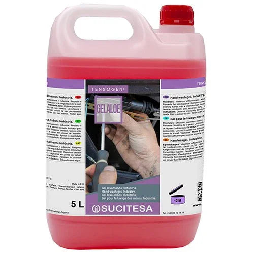 Garrafão de Sabonete Gel das Mãos Industrial 5L da marca TENSOGEN GELALOE do fabricante SUCITESA