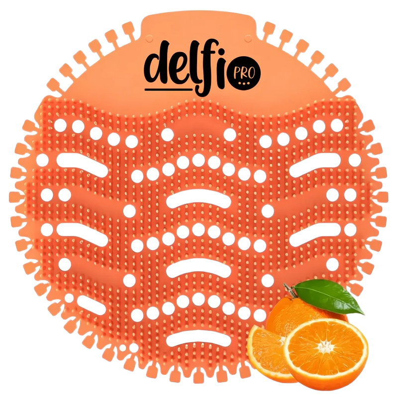 Tapete de Borracha Perfumado para Urinol com aroma Laranja