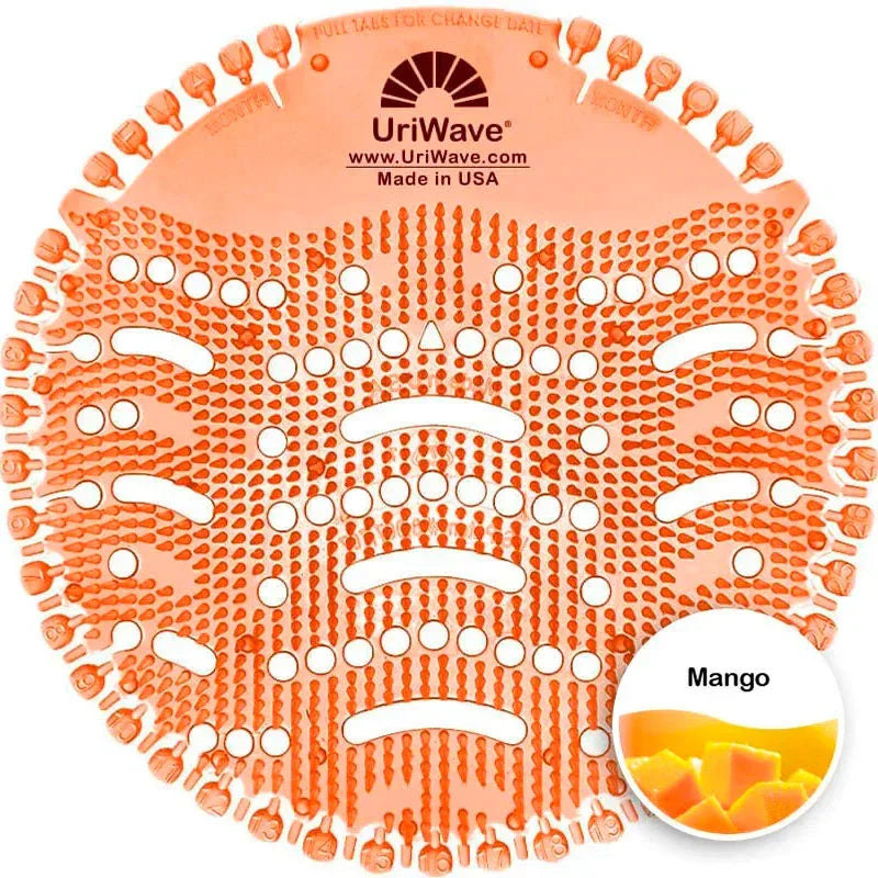 Tapete de Borracha Extra Perfumado para Urinol URIWAVE com aroma frutado a Manga mango