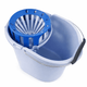 Balde Oval com Espremedor VILEDA PROFISSIONAL 10L em cor azul, ideal para limpeza eficiente.