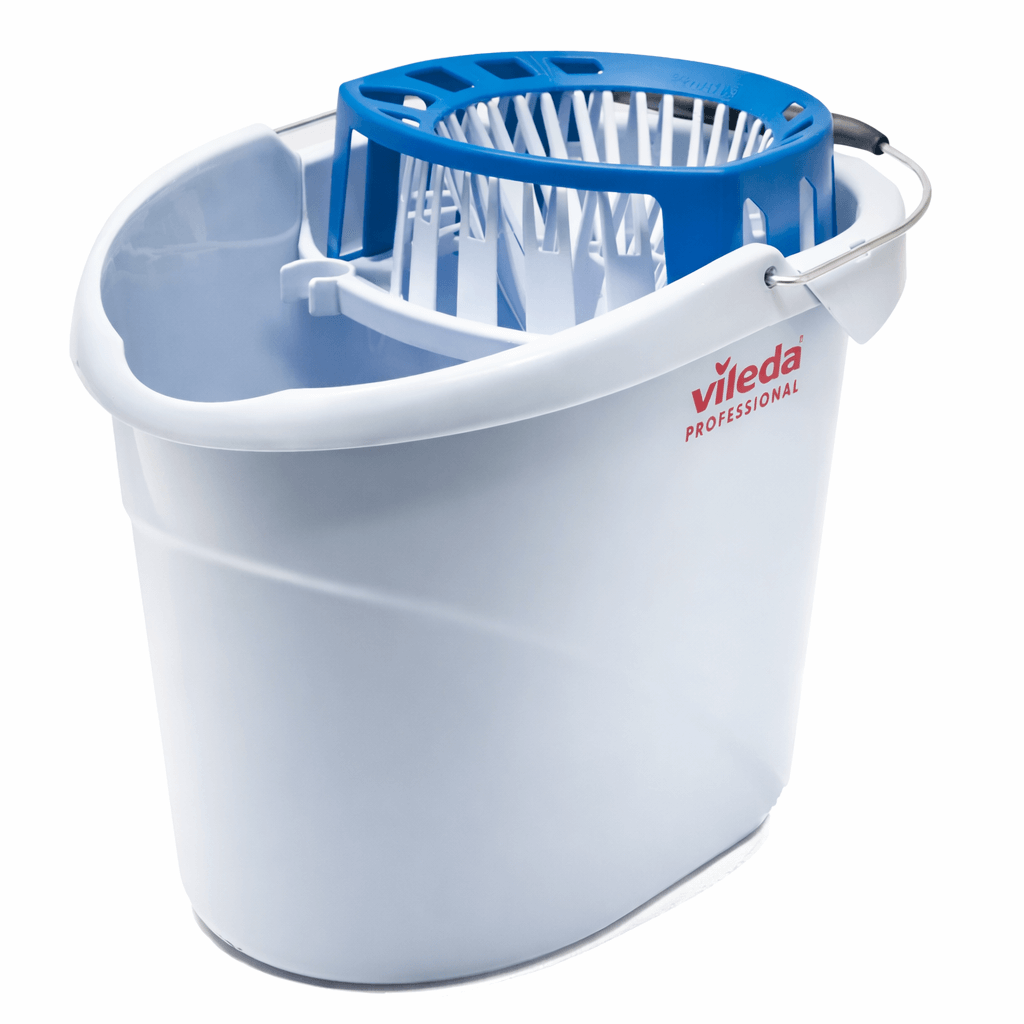 Balde Oval com Espremedor VILEDA PROFISSIONAL 10L, equipamento de alta qualidade e design moderno.