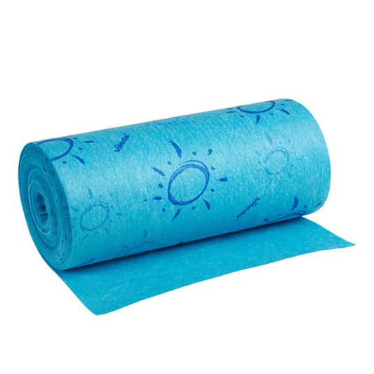 Pano Multiusos Rolo Vileda Seca Mais Profissional Azul 10 Metros Empresas