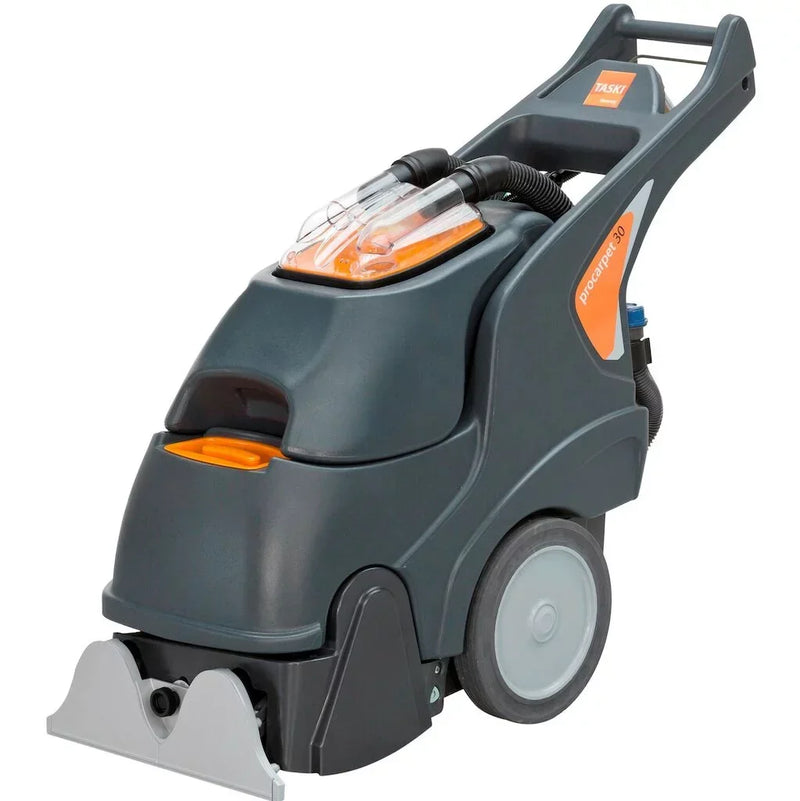 Lavadora Alcatifas Injeção e Extração Profissional TASKI ProCarpet 30, máquina para limpeza de alcatifas.