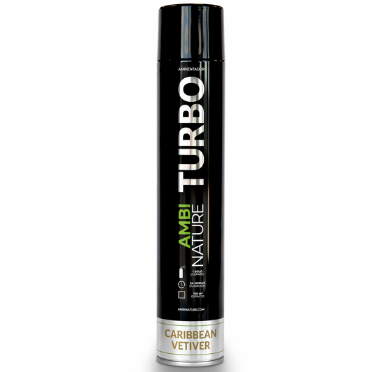 Ambientador Spray de Grande Descarga Caribbean Vetiver 750ml | AMBINATURE TURBO