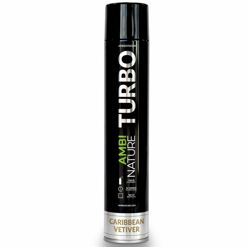 Ambientador Spray de Grande Descarga Caribbean Vetiver 750ml | AMBINATURE TURBO