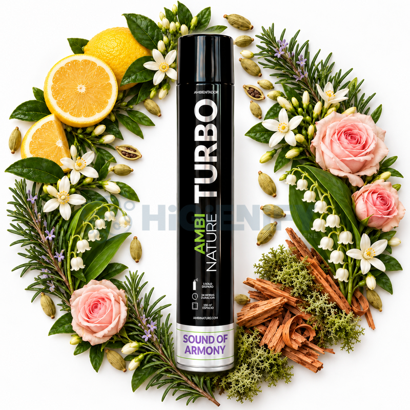 Ambientador Spray de Grande Descarga Sound of Armony | 750ml